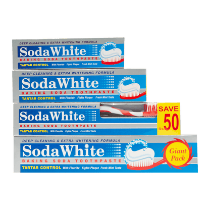 Soda White Whitening Toothpaste Giant Pack (135g)