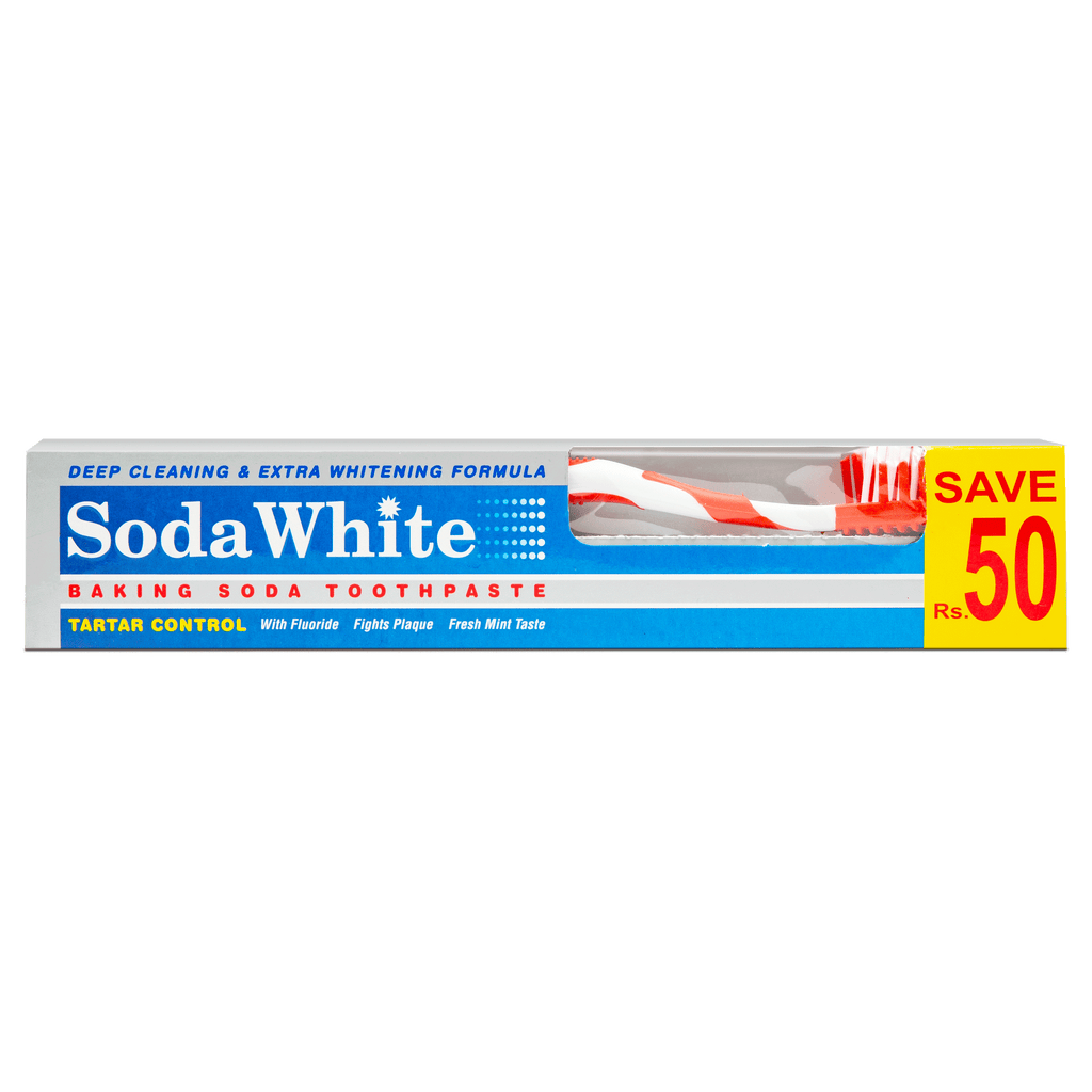 Soda White Whitening Toothpaste Value Pack (135g)