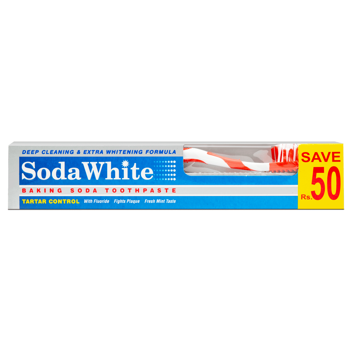 Soda White Whitening Toothpaste Value Pack (135g)