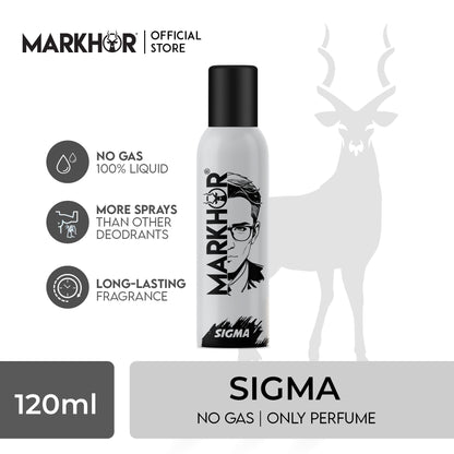 Markhor Sigma Body Spray (Non-Gas) 120ml