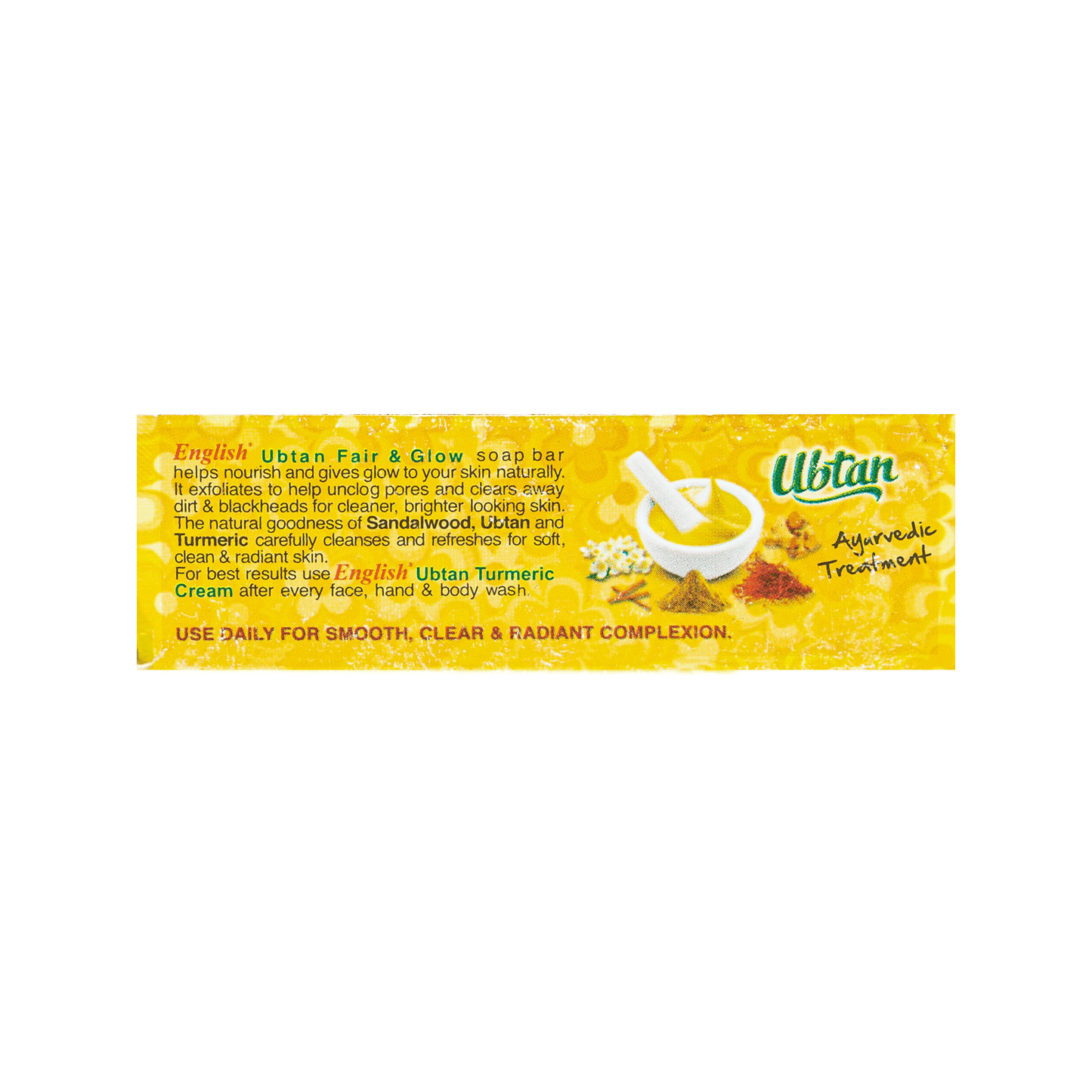 English Ubtan Turmeric Soap Bar (95g)