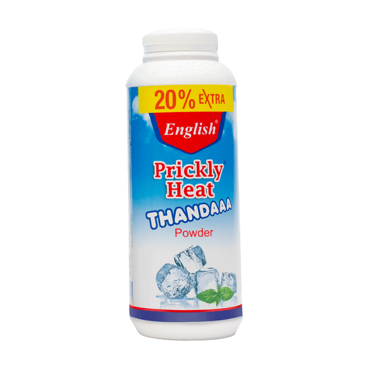 English Prickly Heat Thandaa Powder Medium Pack (110g)