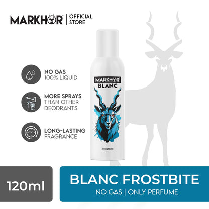 Markhor Blanc Frost Bite Body Spray (Non-Gas) 120ml