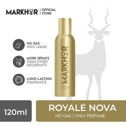 Markhor Royale Nova Body Spray (Non-Gas) 120ml