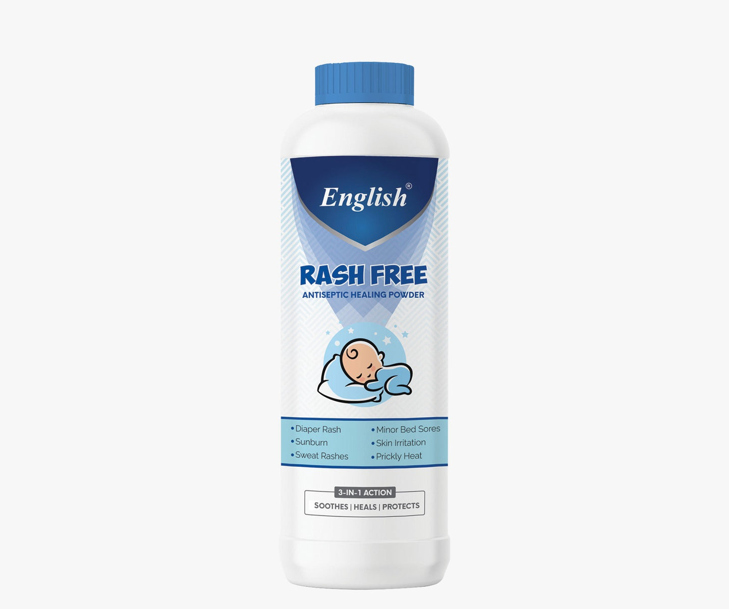 English Rash Free Antiseptic Healing Powder 110 gm