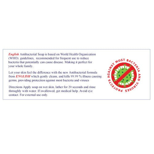 English Antibacterial Soap Bar 100g