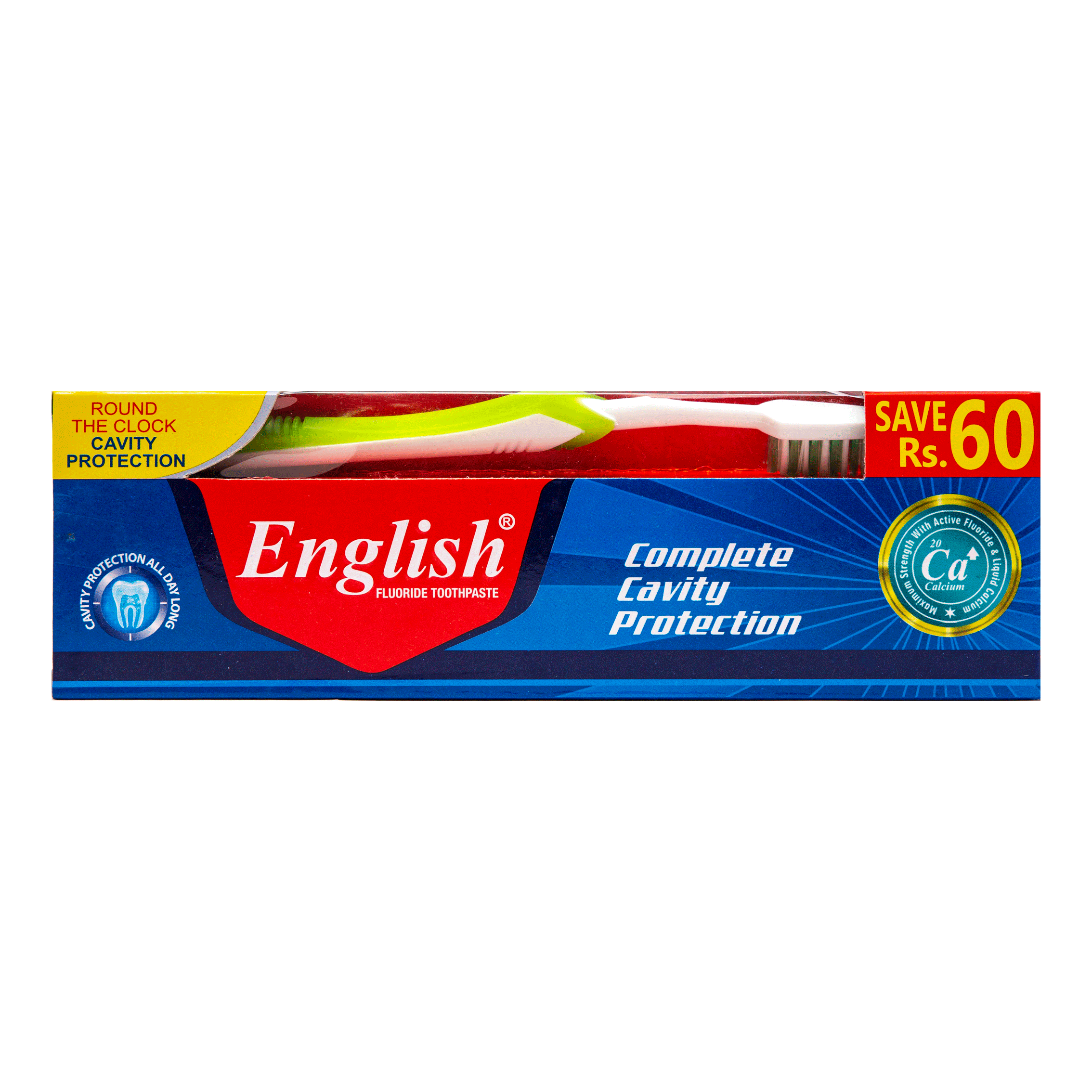 English Complete Cavity Protection Toothpaste Value Pack (135g)