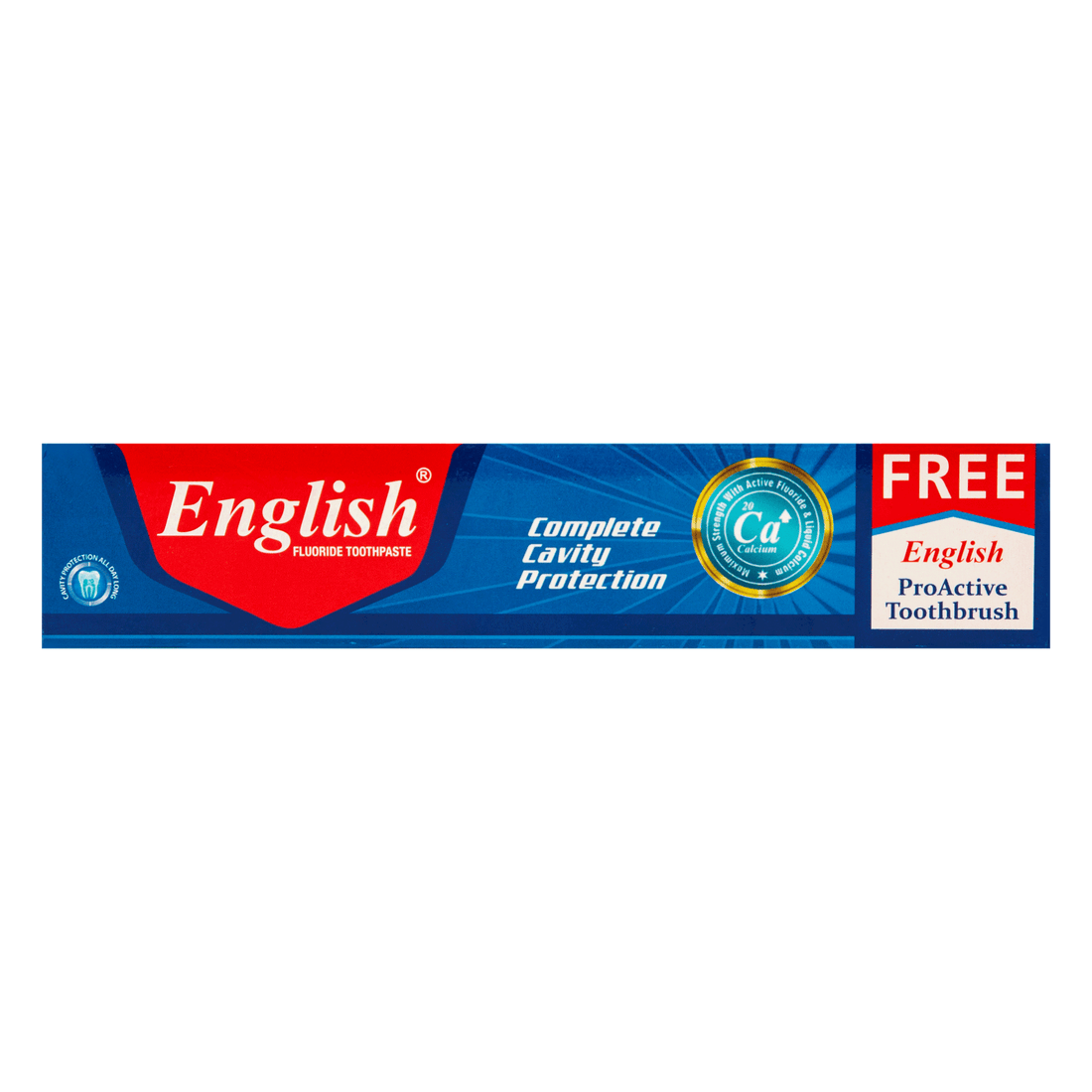 English Complete Cavity Protection toothpaste Brush Pack (60g ...