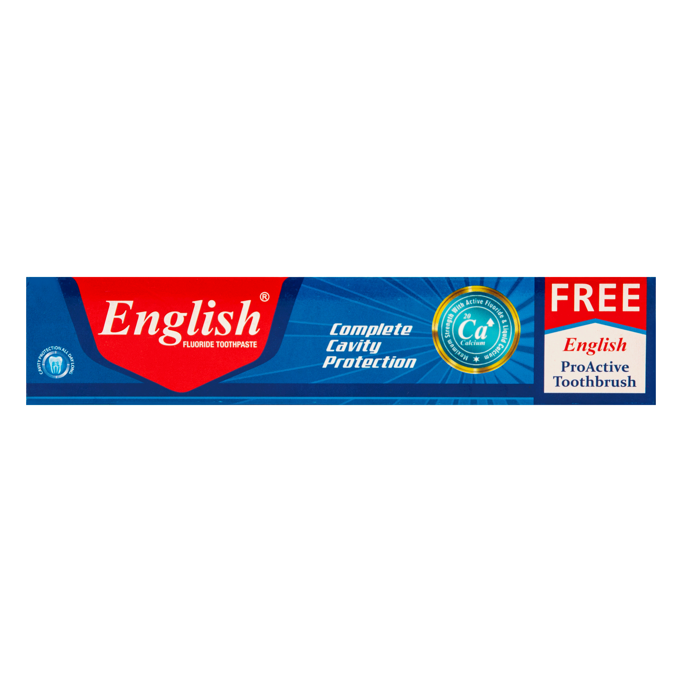 English Complete Cavity Protection toothpaste Brush Pack (60g)
