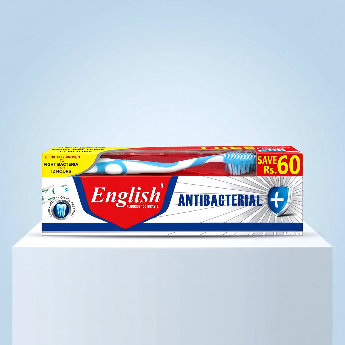 English Antibacterial Toothpaste Value Pack (135g)