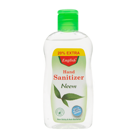 English Hand Sanitizer Neem (120ml)